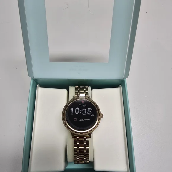 Kate Spade Gold Smartwatch with Classic Design - Picture 2 of 7